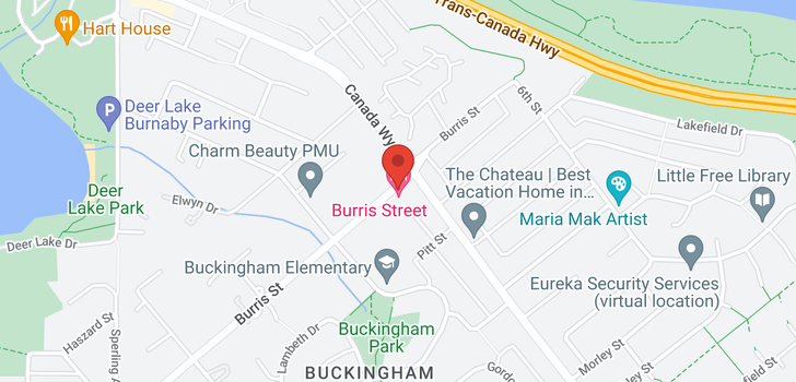 map of 7674 BURRIS STREET